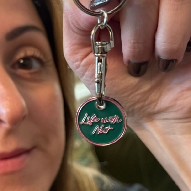 Life with Nat Signature Trolley Token Keyring Thumbnail