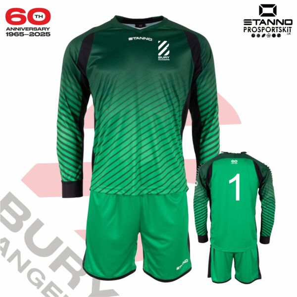 Bury Ranger Blitz Goalkeeper Shirt/Short Set - Junior  Thumbnail