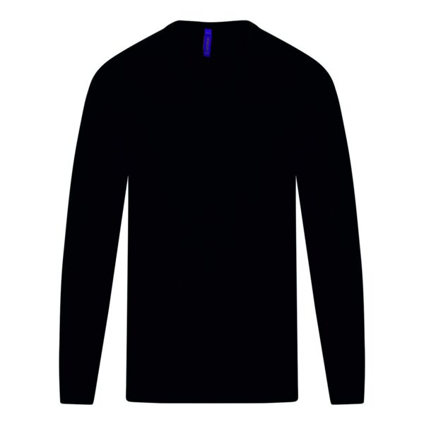 Cashmere touch acrylic v-neck jumper Thumbnail