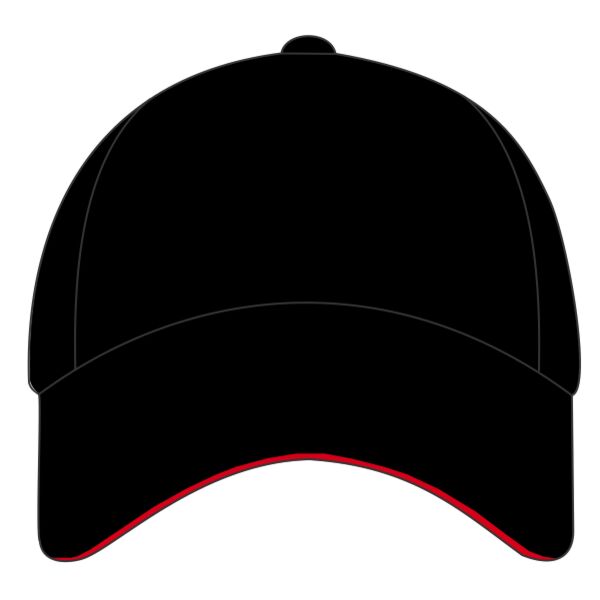 Low-profile heavy brushed cotton cap with sandwich peak Thumbnail