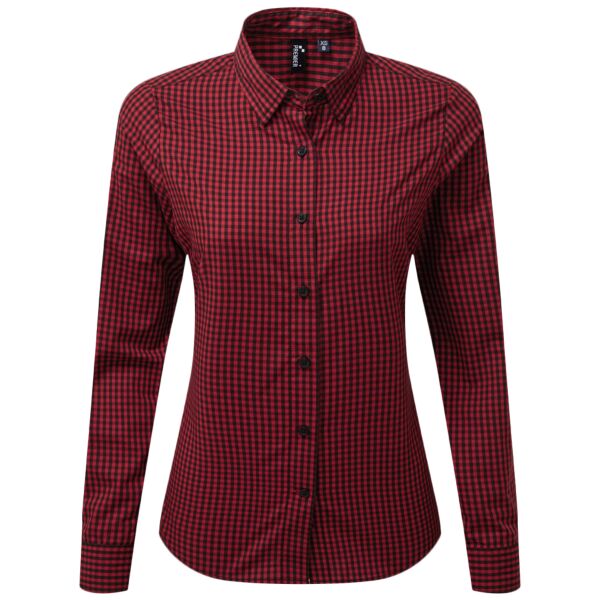 Women's Maxton check long sleeve shirt Thumbnail