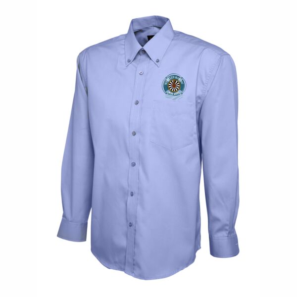 Whitley Bay Round Table Mens Pinpoint Oxford Long Sleeve Shirt Thumbnail